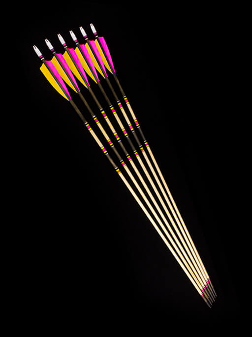 Traditional Wooden Arrows (Natural)